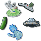 Rick and Morty 5 Pack Jibbitz™ charms - Crocs