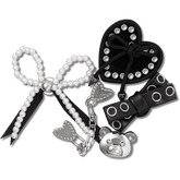 Indie Luxe Silver 5 Pack Jibbitz™ charms - Crocs