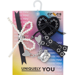 Indie Luxe Silver 5 Pack Jibbitz™ charms - Crocs