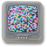 Lights Up Pixelated TV Jibbitz™ charms - Crocs
