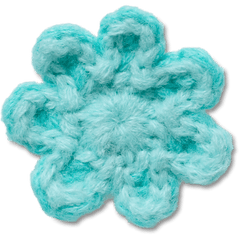 Crochet Blue Flower Jibbitz™ charms - Crocs