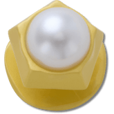 Gold Pentagon Pearl Jibbitz™ charms - Crocs
