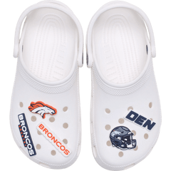 NFL Denver Broncos 5 Pack Jibbitz Shoe Charm - Crocs