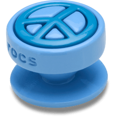 Blue Peace Sign Icon Jibbitz™ charms - Crocs