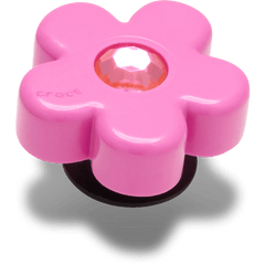 Bright Pink Flower With Gem Jibbitz™ charms - Crocs