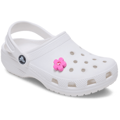 Bright Pink Flower With Gem Jibbitz™ charms - Crocs