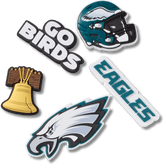 NFL Philadelphia Eagles 5 Pack Jibbitz Shoe Charm - Crocs
