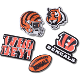 NFL Cincinnati Bengals 5 Pack Jibbitz Shoe Charm - Crocs