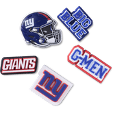 NFL New York Giants 5 Pack Jibbitz Shoe Charm - Crocs