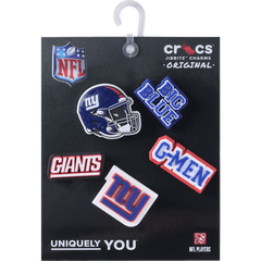 NFL New York Giants 5 Pack Jibbitz Shoe Charm - Crocs