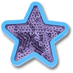 Purple Sequin Star Jibbitz™ charms - Crocs