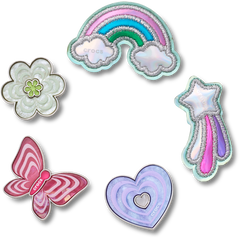 Funky Girly Icons 5 Pack Jibbitz™ charms - Crocs