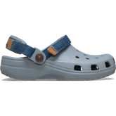 Kids' Classic Denim Adjustable Backstrap Clog - Crocs