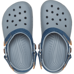 Kids' Classic Denim Adjustable Backstrap Clog - Crocs