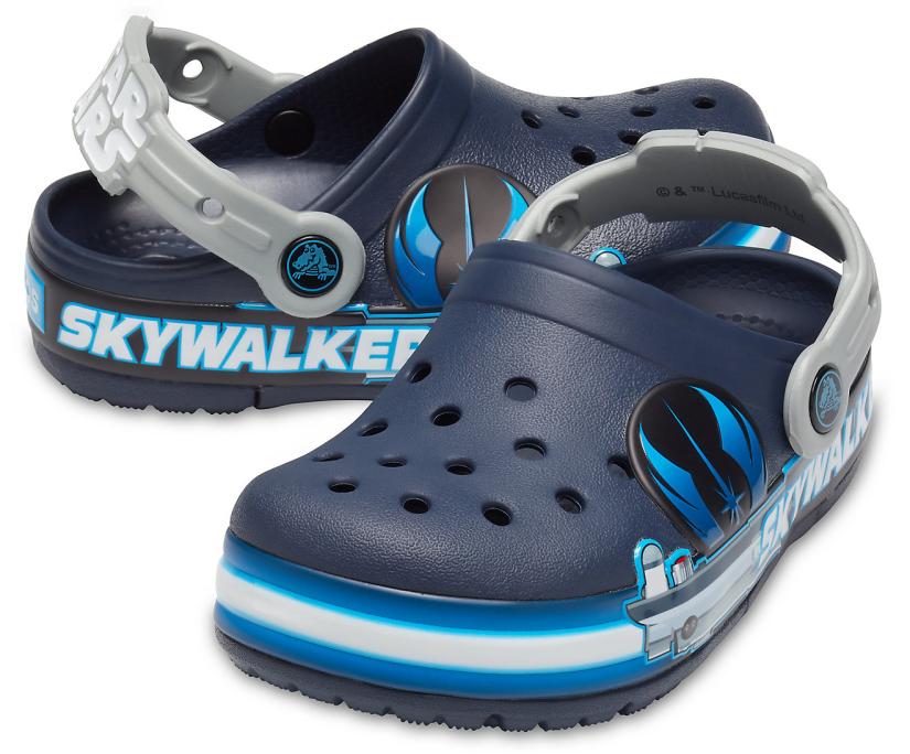 Boys Kids’ Crocs Fun Lab Luke Skywalker Lights Clog Navy | Crocs Clogs