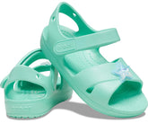 Girls Kids' Classic Cross-Strap Charm Sandal Pistachio | Crocs Sandals