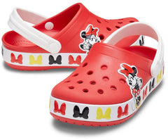 Girls Kids' Crocs Fun Lab Disney Minnie Mouse Band Clog Flame | Crocs Clogs