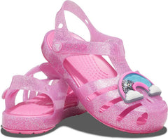 Girls Kids' Crocs Isabella Charm Sandal Pink Lemonade | Crocs Sandals