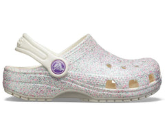 Girls Kids’ Classic Glitter Clog Oyster | Crocs Clogs
