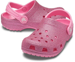 Girls Kids’ Classic Glitter Clog Pink Lemonade | Crocs Clogs