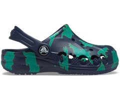 Girls/Boys Kids' Baya Graphic Clog Navy / Multi | Crocs Clogs