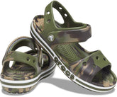 Girls/Boys Kids' Bayaband Marbled Sandal Army Green / Multi | Crocs Sandals