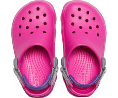 Girls/Boys Kids' Classic All-Terrain Clog Electric Pink | Crocs Clogs