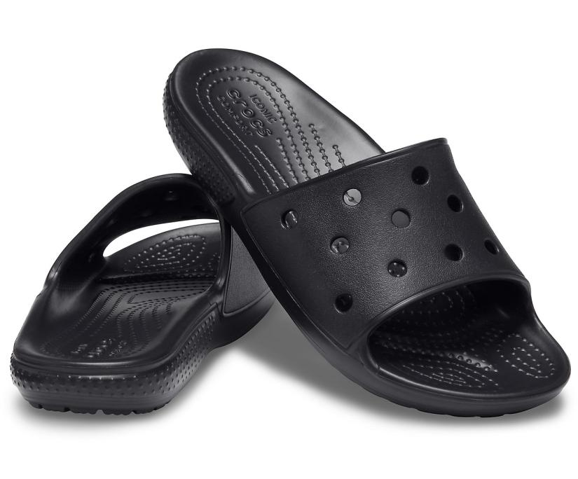 Girls/Boys Kids' Classic Crocs Slide Black | Crocs Sandals