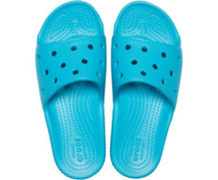 Girls/Boys Kids' Classic Crocs Slide Digital Aqua | Crocs Sandals
