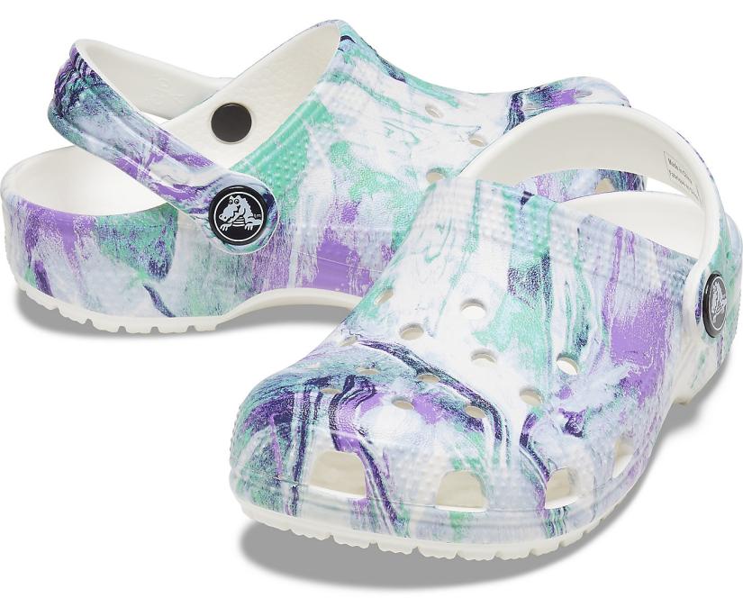 Girls/Boys Kids' Classic Out Of This World II Clog White / Multi | Crocs Clogs