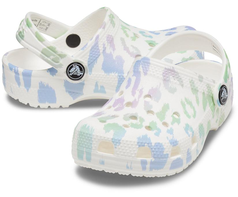 Girls/Boys Kids' Classic Out Of This World II Clog White/leopard | Crocs Clogs