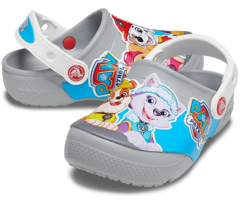 Girls/Boys Kids' Crocs Fun Lab Paw Patrol™ Clog Light Grey | Crocs Clogs