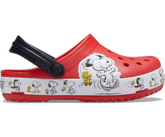 Girls/Boys Kids' Crocs Fun Lab Snoopy® Woodstock® Clog Flame | Crocs Clogs