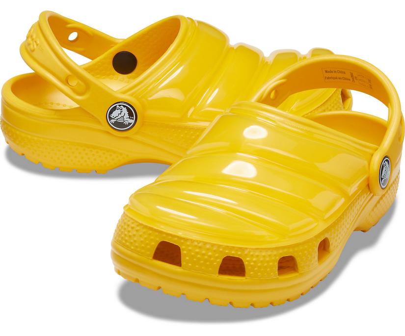 Girls/Boys Kids’ Classic Neo Puff Clog Canary | Crocs Clogs