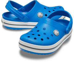 Girls/Boys Kids’ Crocband™ Clog Bright Cobalt / Charcoal | Crocs Clogs