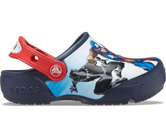 Girls/Boys Kids’ Crocs Fun Lab Avengers Patch Clog Navy | Crocs Clogs