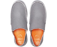 Men Santa Cruz Slip-On Charcoal / Light Gray | Crocs Loafers
