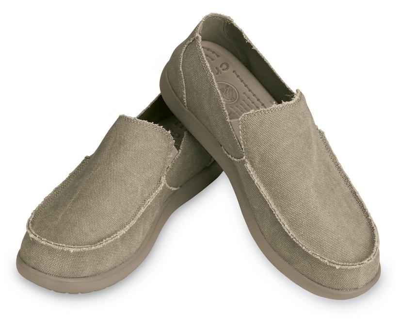 Men Santa Cruz Slip-On Khaki / Khaki | Crocs Loafers
