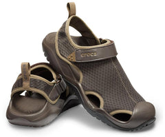 Men Swiftwater™ Mesh Deck Sandal Espresso | Crocs Sandals