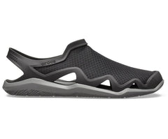Men Swiftwater™ Mesh Wave Black/slate Grey | Crocs Sandals