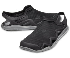 Men Swiftwater™ Mesh Wave Black/slate Grey | Crocs Sandals