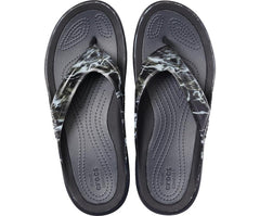 Men Swiftwater™ Mossy Oak® Elements™ Wave Flip Black | Crocs Flip-Flops