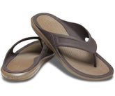 Men Swiftwater™ Wave Flip Espresso / Walnut | Crocs Sandals
