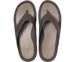 Men Swiftwater™ Wave Flip Espresso / Walnut | Crocs Sandals