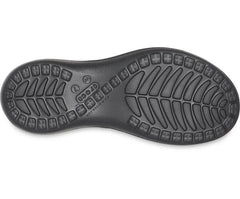 Women Capri Basic Strappy Flip Black / Black | Crocs Sandals