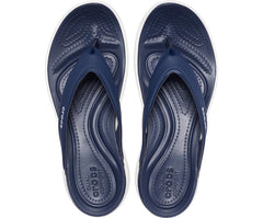 Women Capri V Sporty Flip Navy | Crocs Sandals