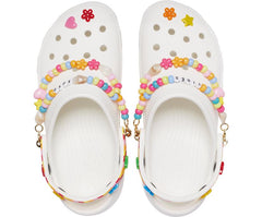 Women Classic Festival Vibes Platform Clog White / Multi | Crocs Clogs