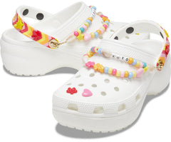 Women Classic Festival Vibes Platform Clog White / Multi | Crocs Clogs