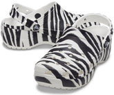 Women Classic Platform Graphic Clog Zebra Print | Crocs Clogs