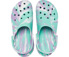 Women Classic Platform Marbled Clog Pistachio / Multi | Crocs Clogs